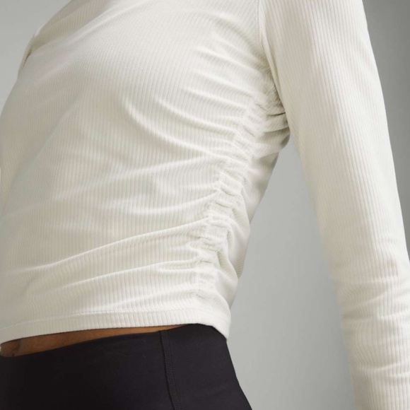 Lululemon All It Takes Ribbed Nulu Long-Sleeve Shirt - Size 6. - Picture 16 of 16
